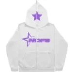 Nofs Hoodie White (Multi-Color Print)