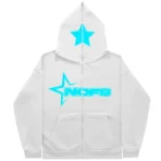 Nofs Hoodie White (Multi-Color Print)